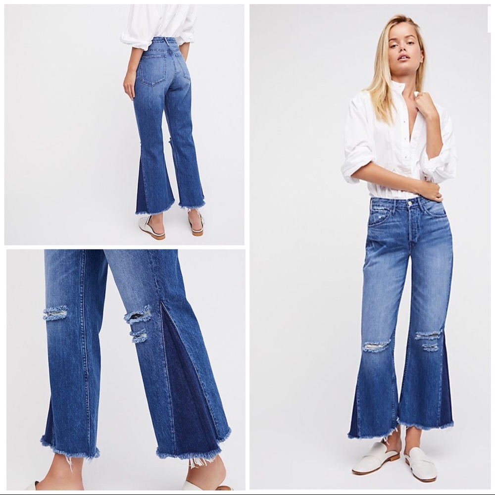 Free People 3X1 Higher Ground Gusset Cropped Jeans #24